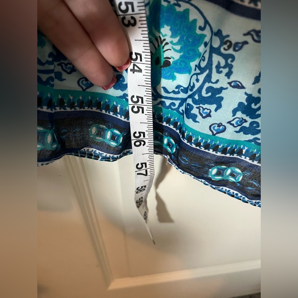 Lucky Brand Floral Maxi Dress with Ruffle Straps Women’s Size Small - Picture 2 of 16